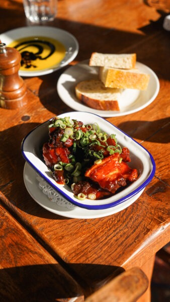 Hearty pub food at The Silver Plough in Pitton