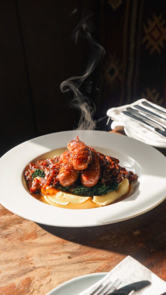 Hearty pub food at The Silver Plough in Pitton